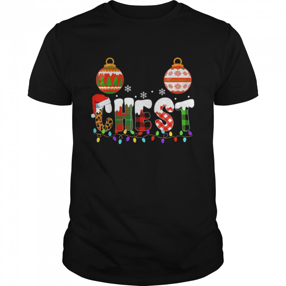 Chest Nuts Couples Christmas Chestnuts Adult Matching Shirt