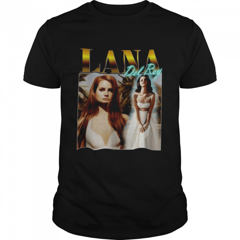 Lana Del Rey Singer Vintage Inspired 90s Rap shirt
