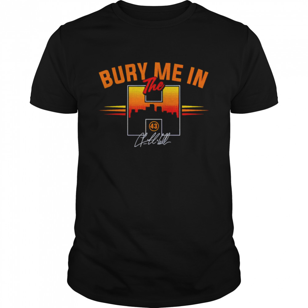 Lance McCullers Jr. Bury Me In The H Houston Baseball shirt