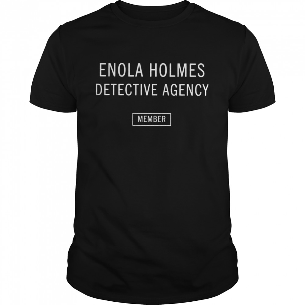 Original Enola Holmes Detective Agency Member T-shirt