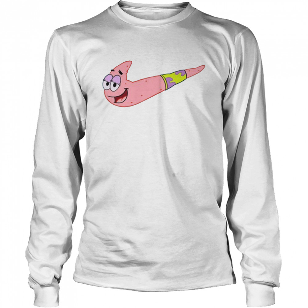 Patrick Star Spongebob Swoosh Nike Cartoon shirt - BEST TEE STORES