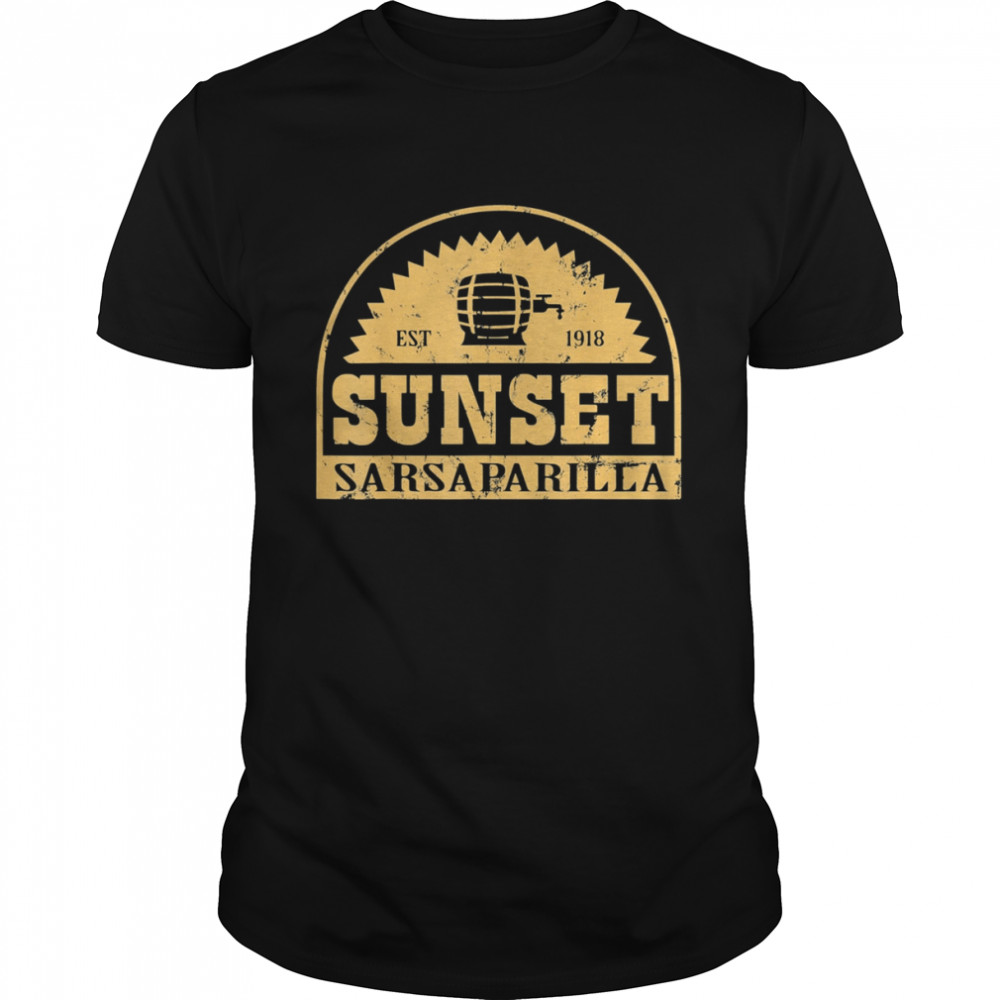 Sunset Sarsaparillas Est 1918 T-shirt