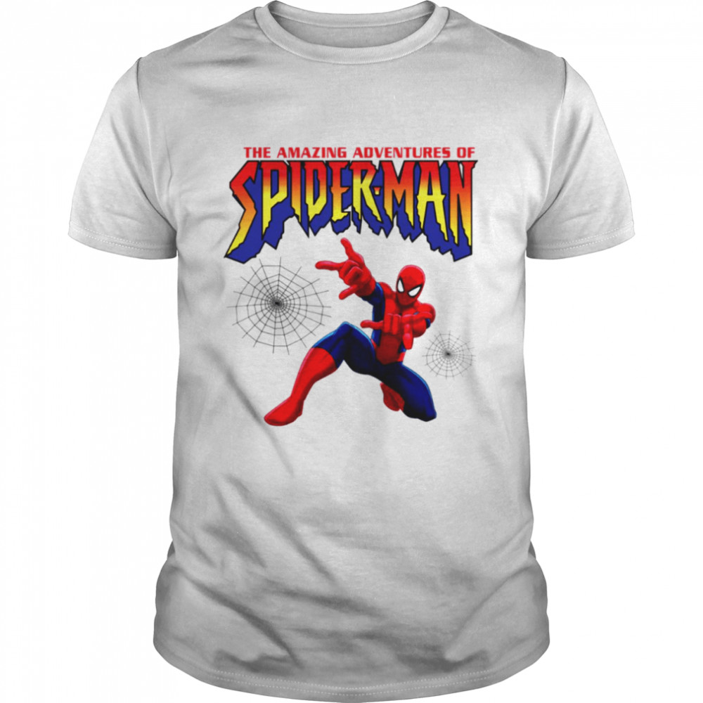 Superhero Amazing Adventures Of Spiderman Marvel Comic shirt