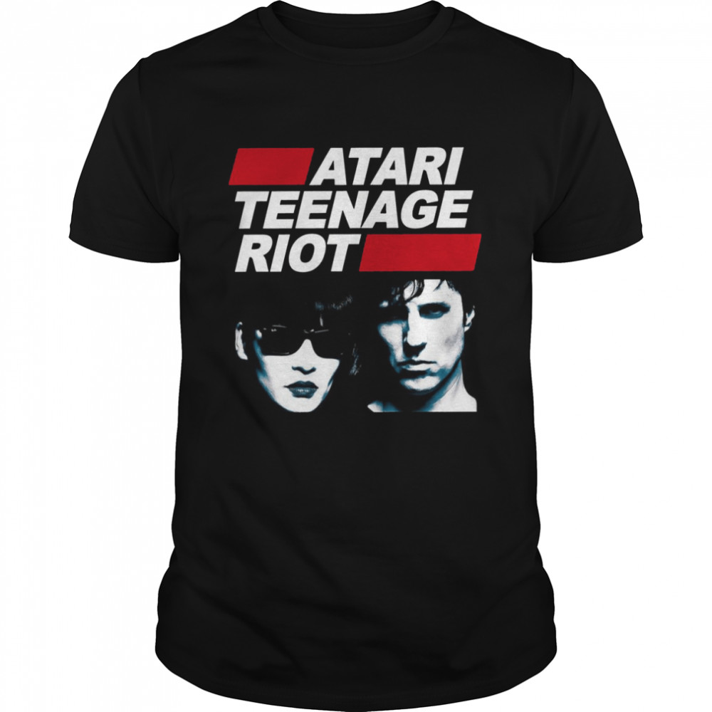 Cool Black And White Design Atari Teenage Riot Member shirt
