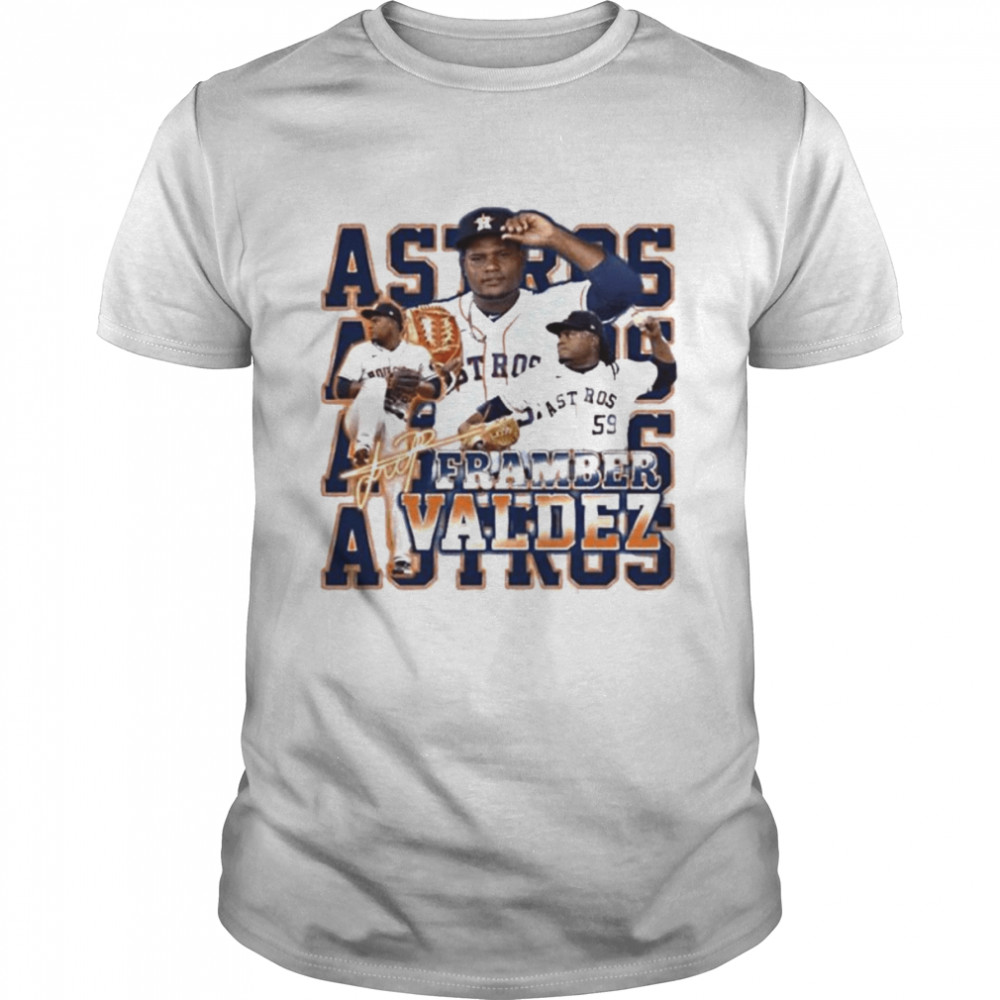 Houston Astros Baseball 2022 Framber Valdez Signature Shirt
