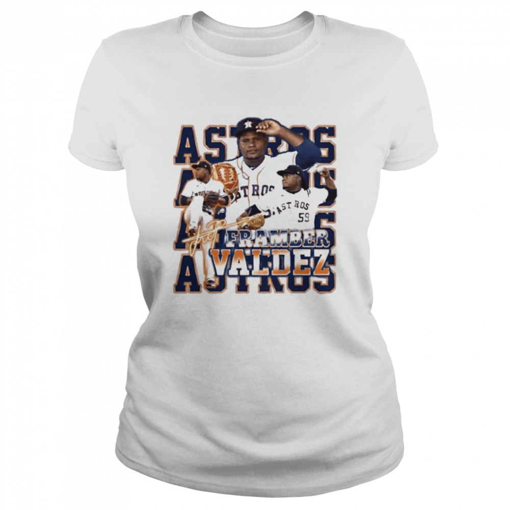 Houston Astros Baseball 2022 Framber Valdez 2022 Graphic T-Shirt - Ink In  Action