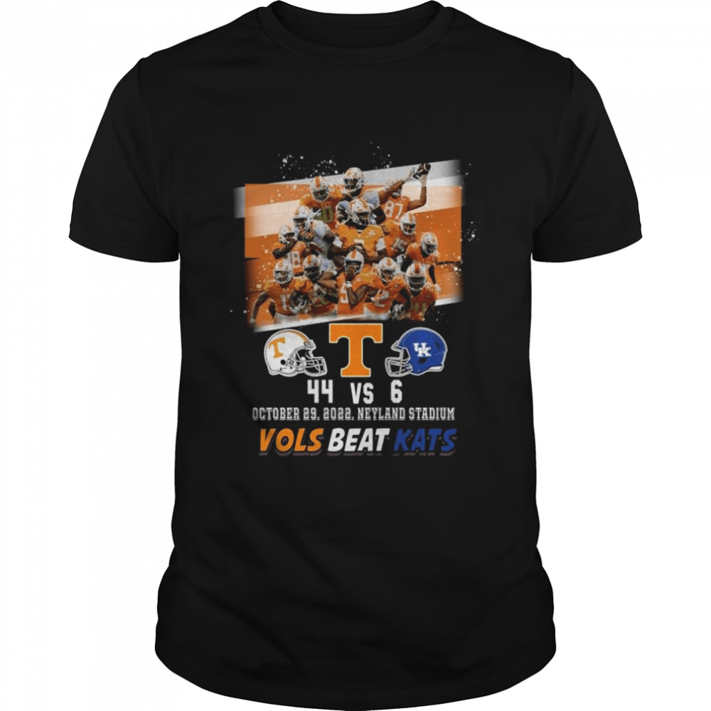 Tennessee Volunteers Vols Beat Kats 44-6 Fifth Saturday In October 2022 Shirt