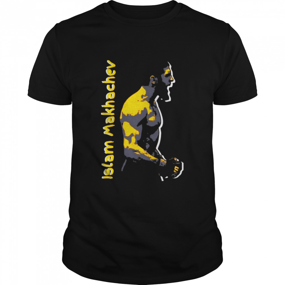 Yellow Design Ufc Fighter Islam Makhachev shirt