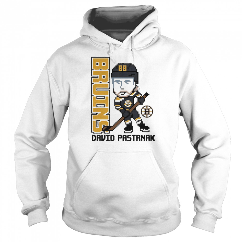 David Pastrnak Boston Bruins Toddler Pixel Player 2.0 T-Shirt