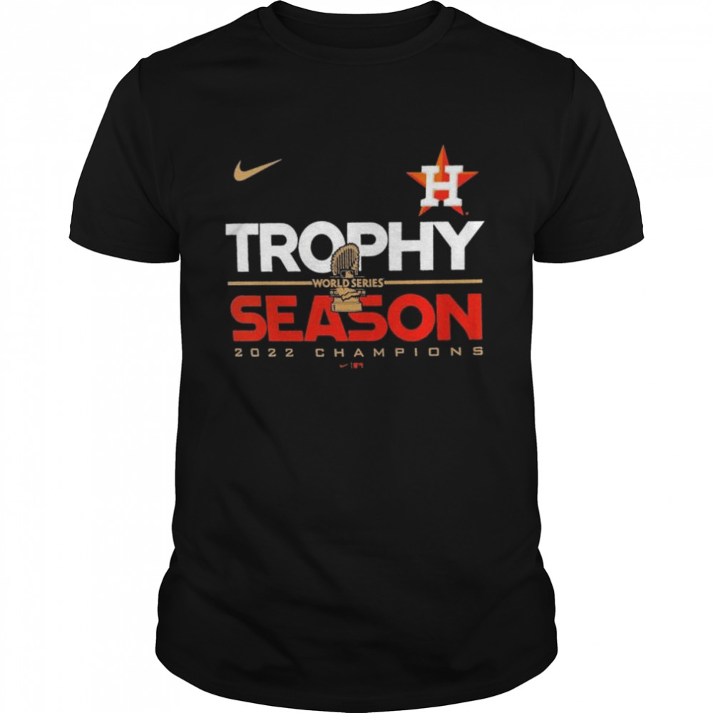 Houston Astros Nike 2022 World Series Champions Commissioner’s Trophy T-Shirt