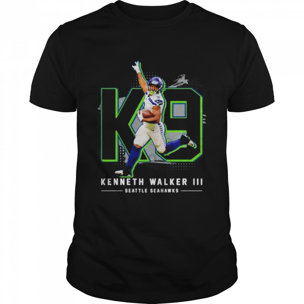 k9 Kenneth Walker III Seattle Seahawks football shirt
