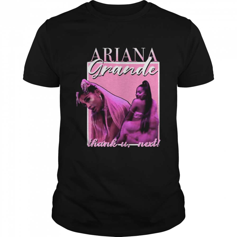 Pink Design Thank U Next Ariana Grande Singer shirt