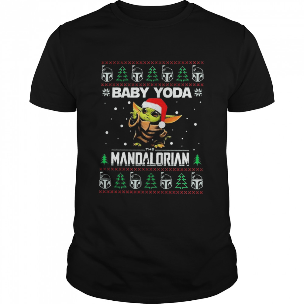 Santa Baby Yoda The Mandalorian Ugly Christmas shirt