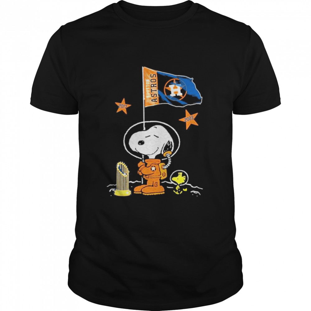 Snoopy and Woodstock astronaut 2022 World Series Champions 2017-2022 shirt
