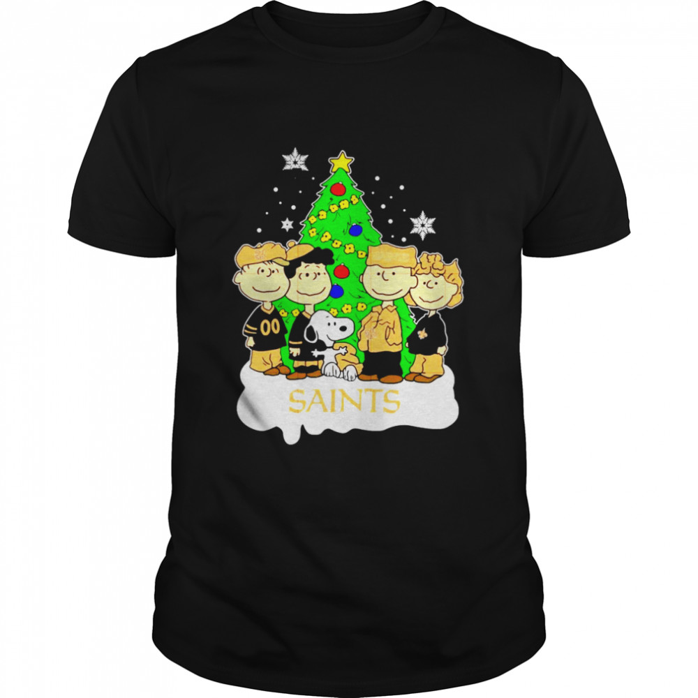 Snoopy The Peanuts New Orleans Saints Christmas 2022 shirt