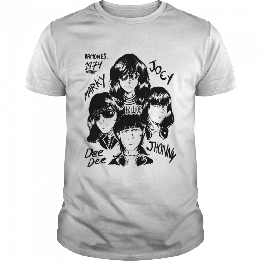 Animated Members Ramones shirt