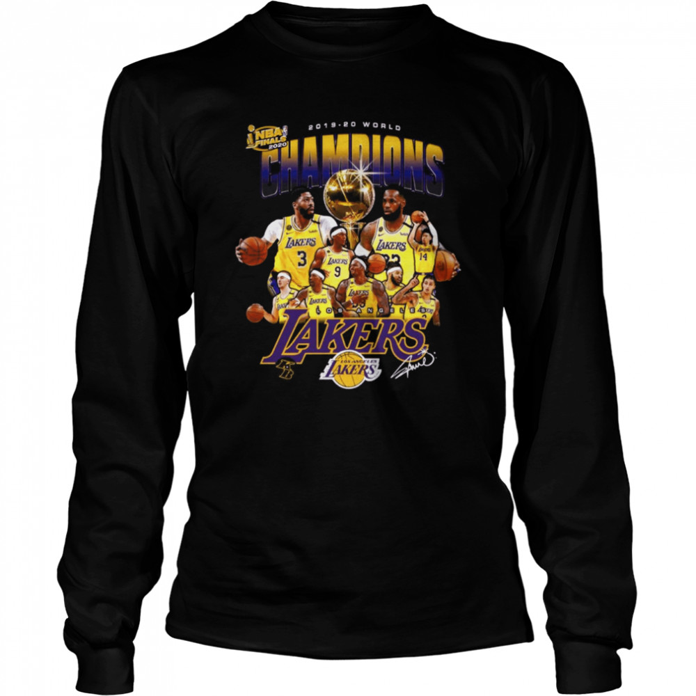 The Lakers Basketball Champions 2019 2020 shirt Long Sleeved T-shirt
