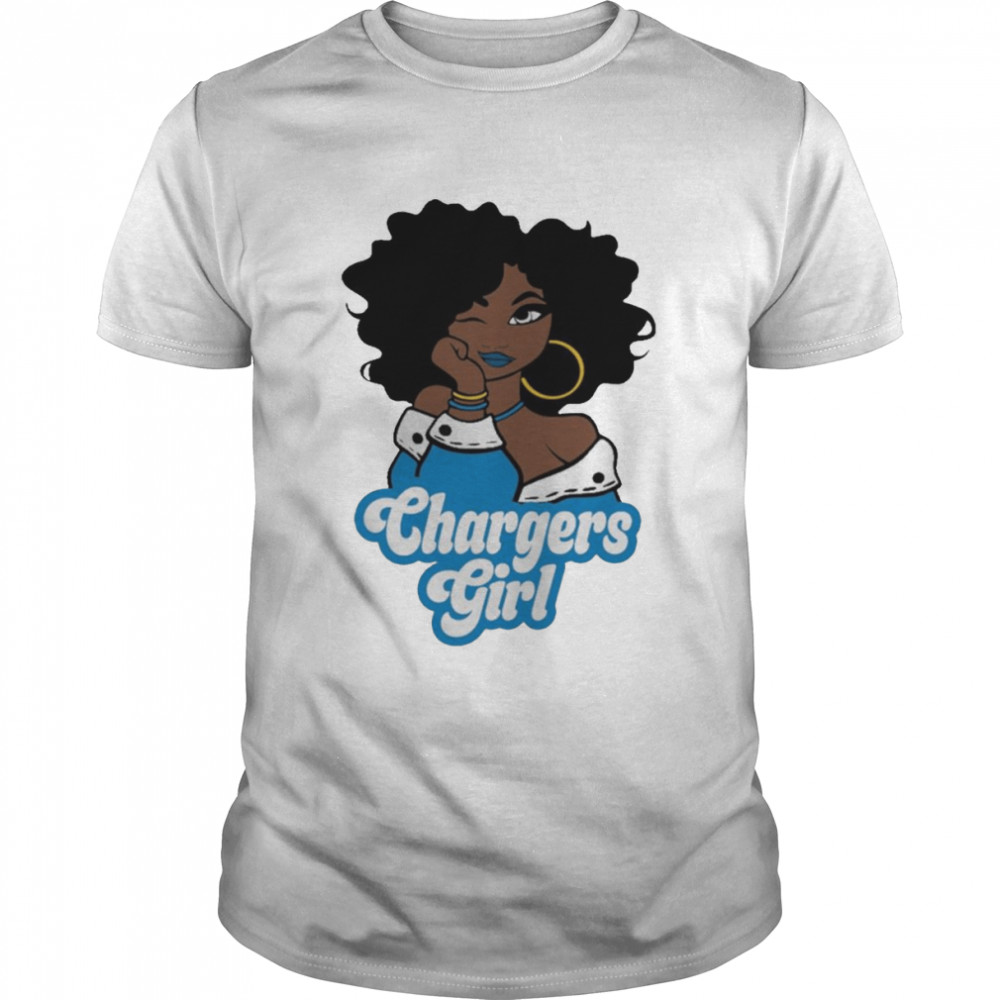 Los Angeles Chargers football Black Girl 2022 shirt
