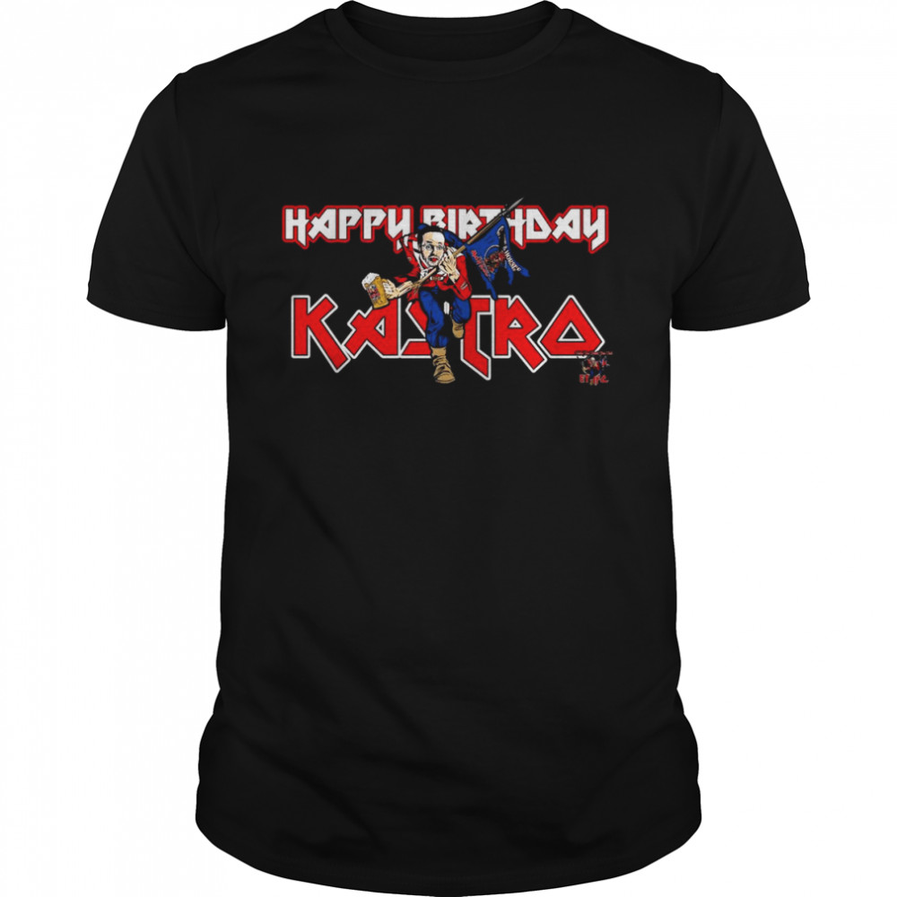Iron Maiden Happy Birthday Kastro shirt