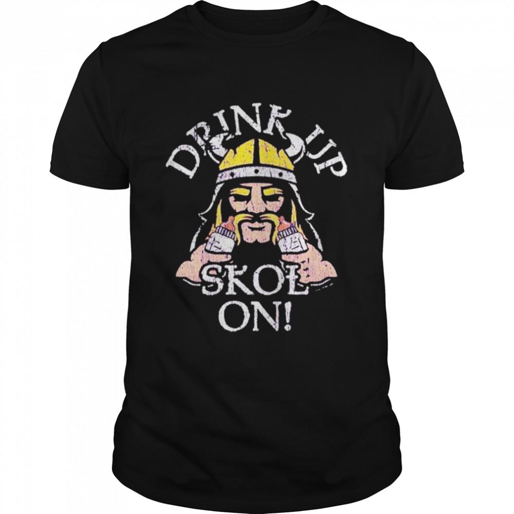 Minnesota Vikings drink up skol on shirt