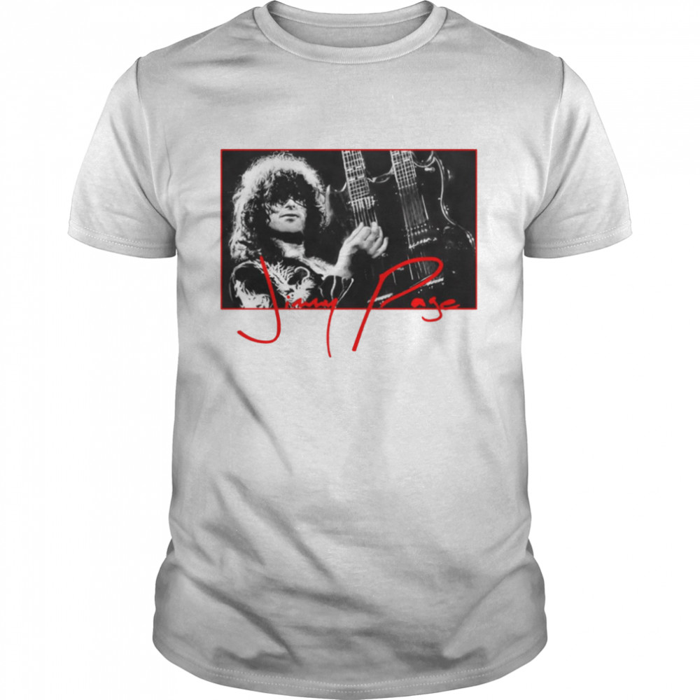 Retro 90 S Design Jimmy Page Fan shirt
