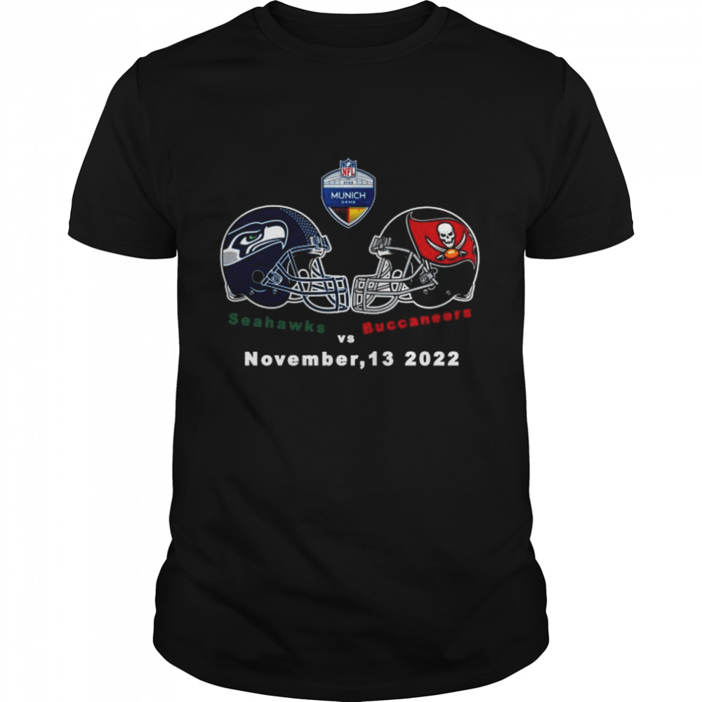 Seahawks vs Buccaneers NFL 2022 Munich game matchup shirt
