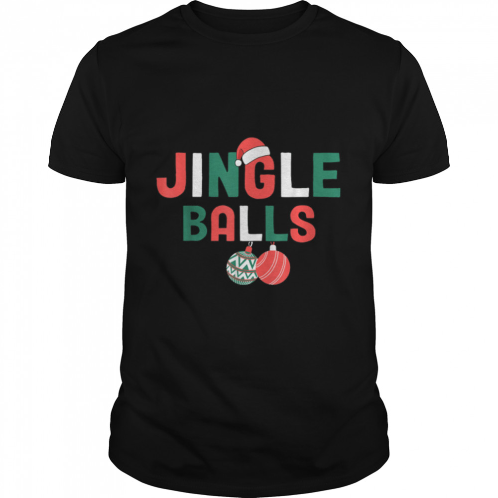 Jingle Balls Tinsel Tits Christmas Matching Couple Chestnuts T-Shirt B0BM9SPCV7