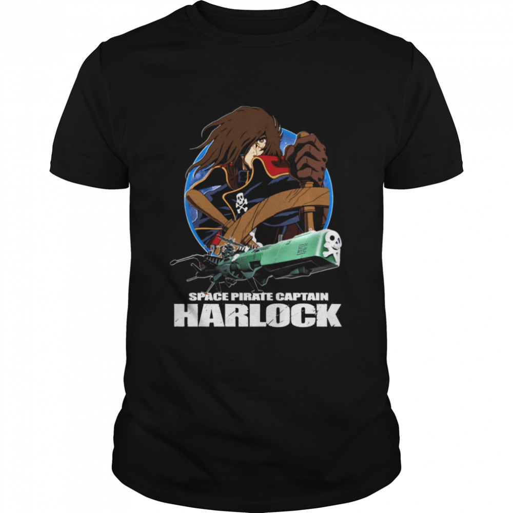Vintage Space Pirate Captain Harlock shirt