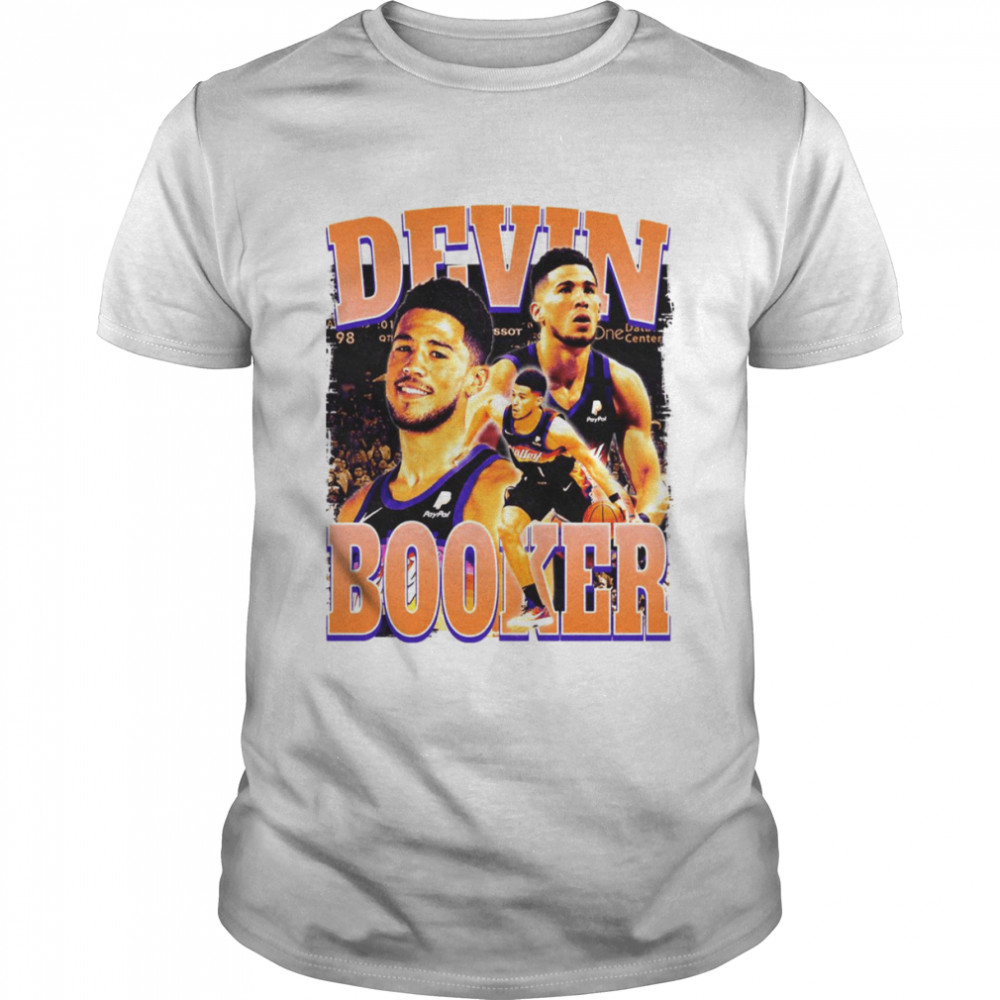 Orange Design Basketball Devin Booker Vintage Style shirt