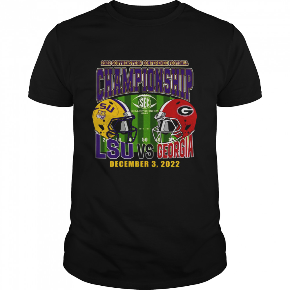 LSU Tigers Vs Georgia Bulldogs 2022 Southeastern Conference Football Championship 2022 Shirt