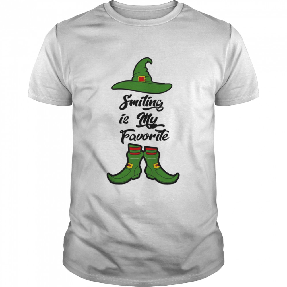 Smiling Is My Favorite Funny Elf Buddy Quote shirt