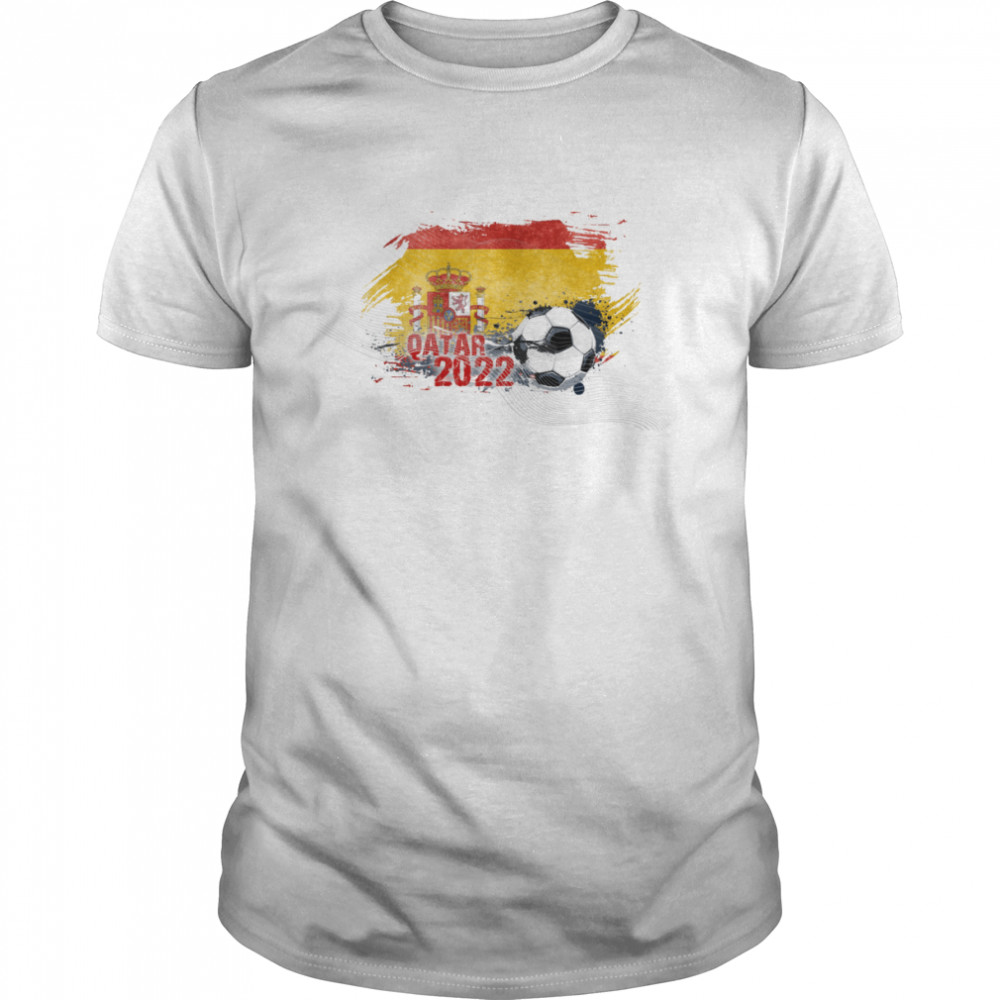 QATAR WORLD CUP 2022 SPANISH FLAG shirt