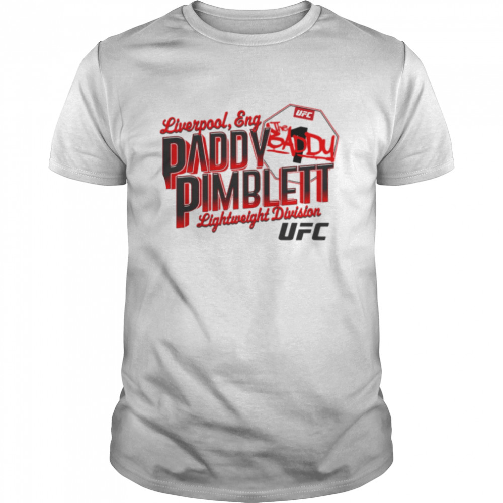 Text Design Lightweight Division Paddy Pimblett shirt