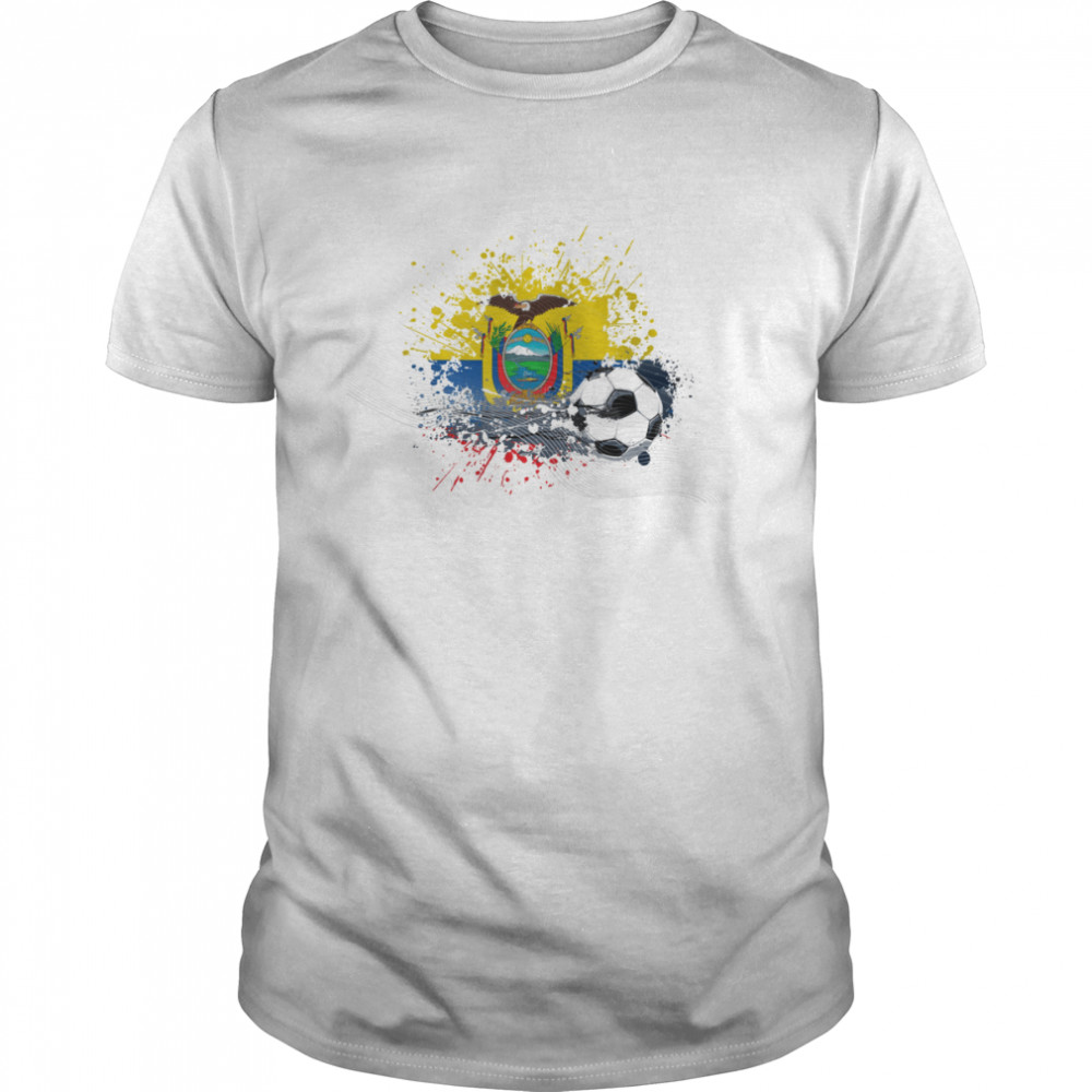 WORLD CUP 2022 ECUADORIAN FLAG TEXTLESS shirt