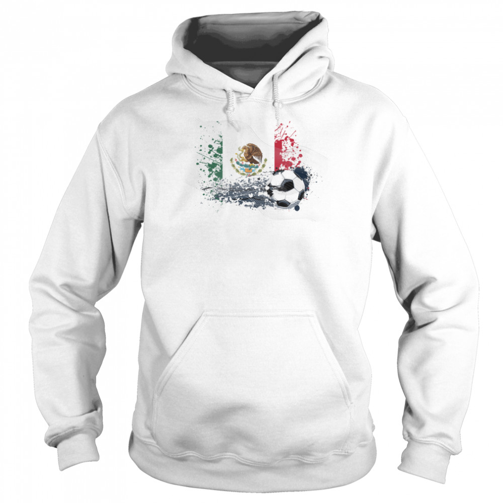 WORLD CUP 2022 FLAG OF MEXICO TEXTLESS shirt Unisex Hoodie