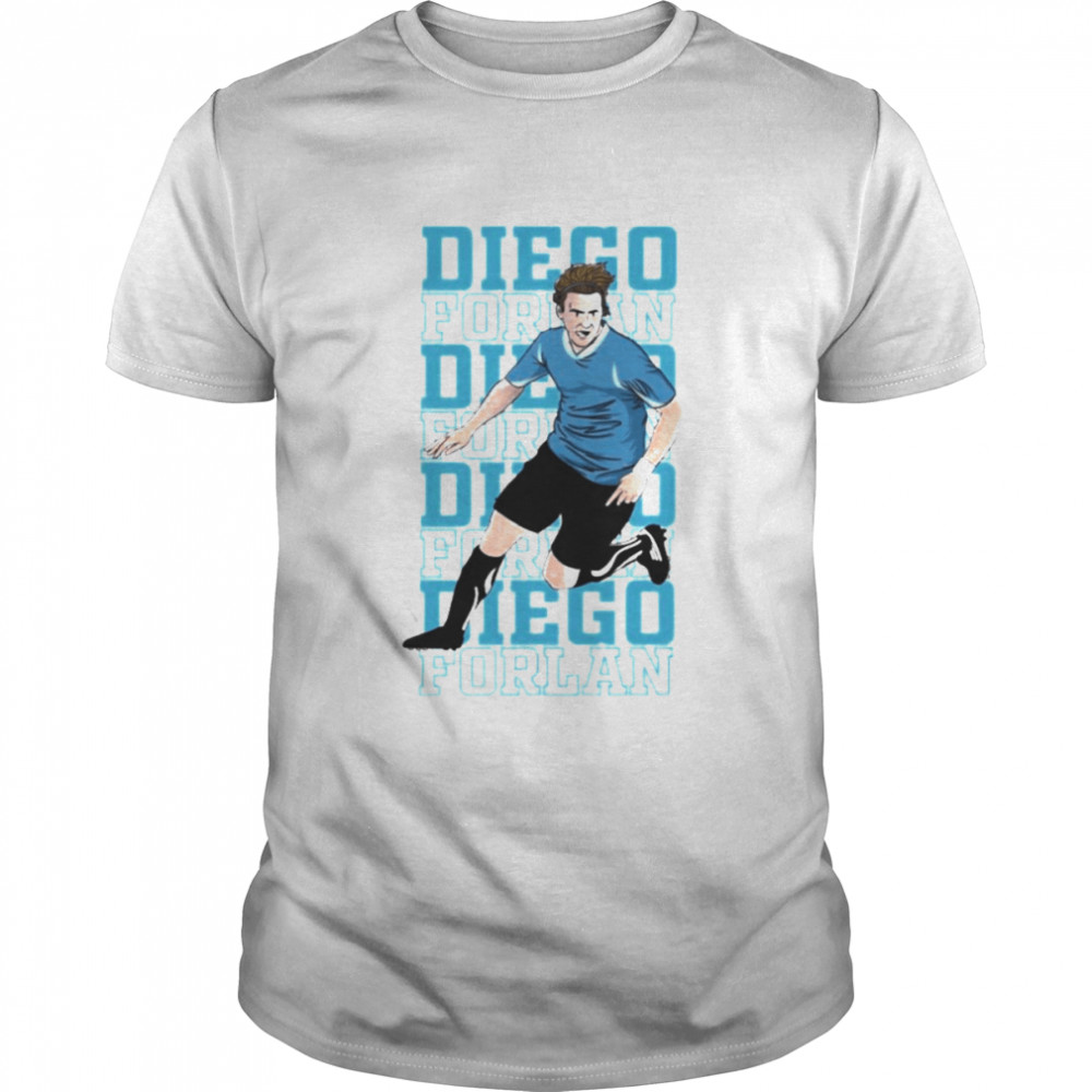 Design on match Diego Forlan t-shirt