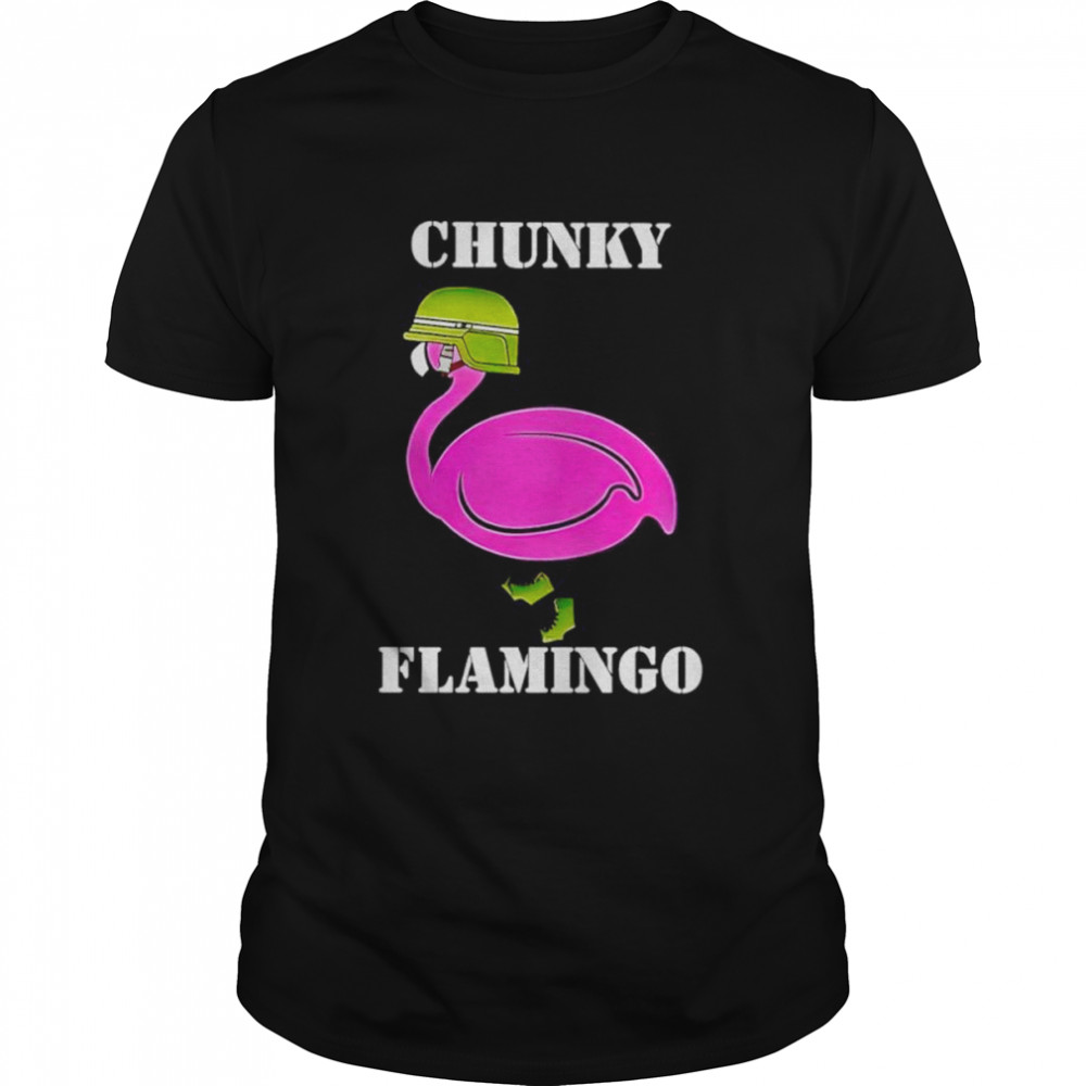 Gymlifeanimal Chunky Flamingo shirt
