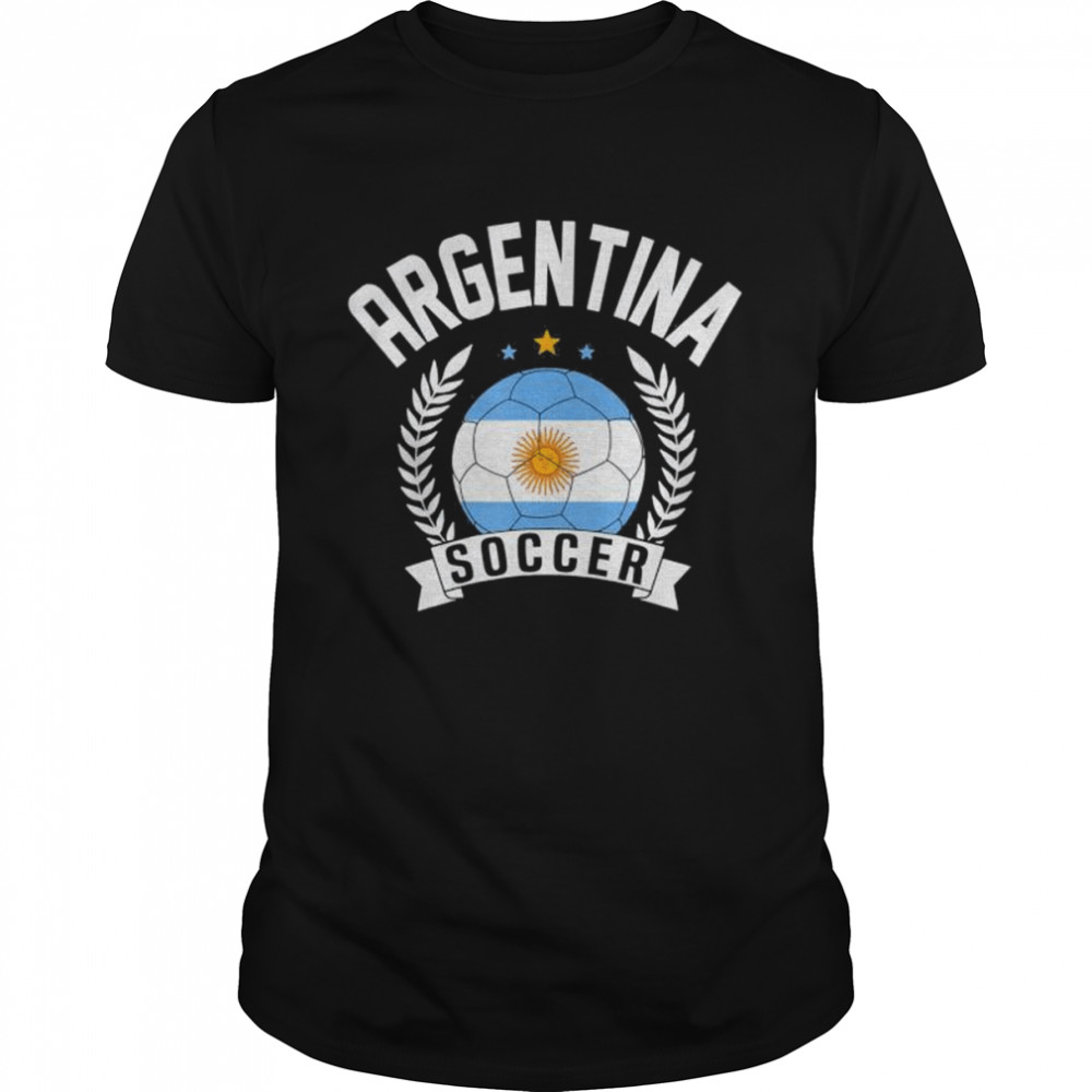 Argentina Soccer Support Team Argentinian Flag,World Cup 2022 T-Shirt