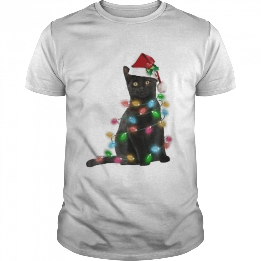 Christmas Black Cat Shirt
