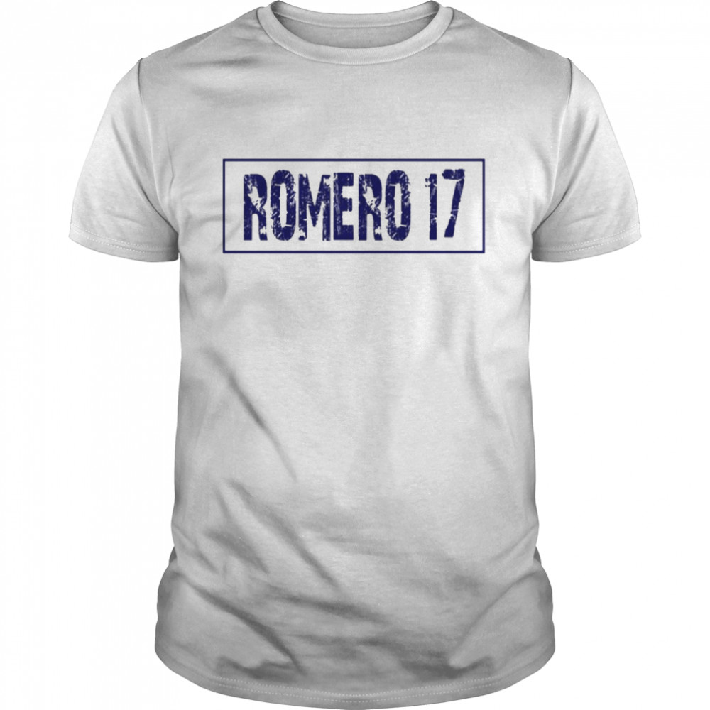 Cristian Romero 17 Distressed Football shirt