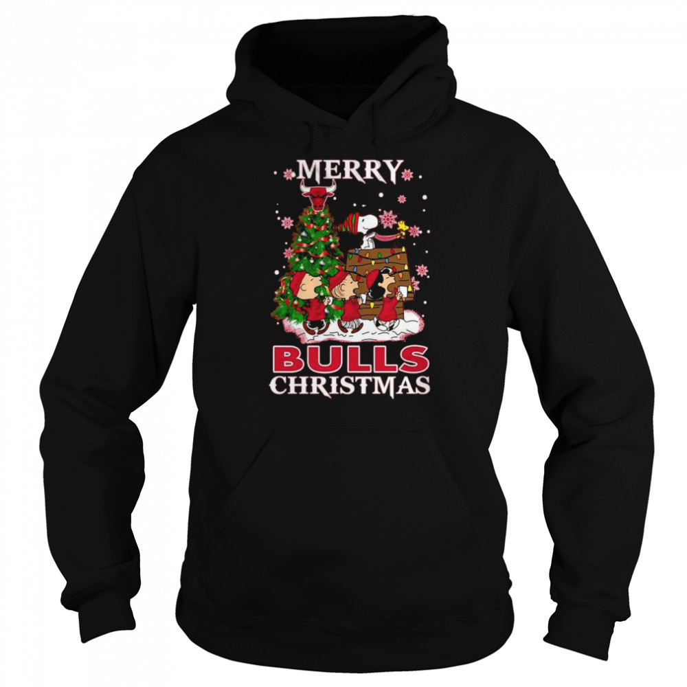 Snoopy and Friends Merry Carolina Hurricanes Christmas shirt Unisex Hoodie