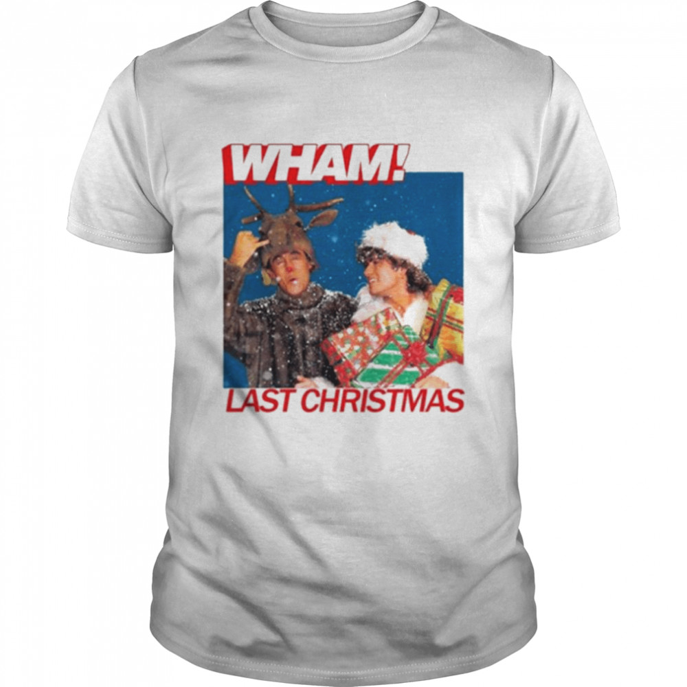 Wham English Music Duo Last Christmas Lyrics shirt