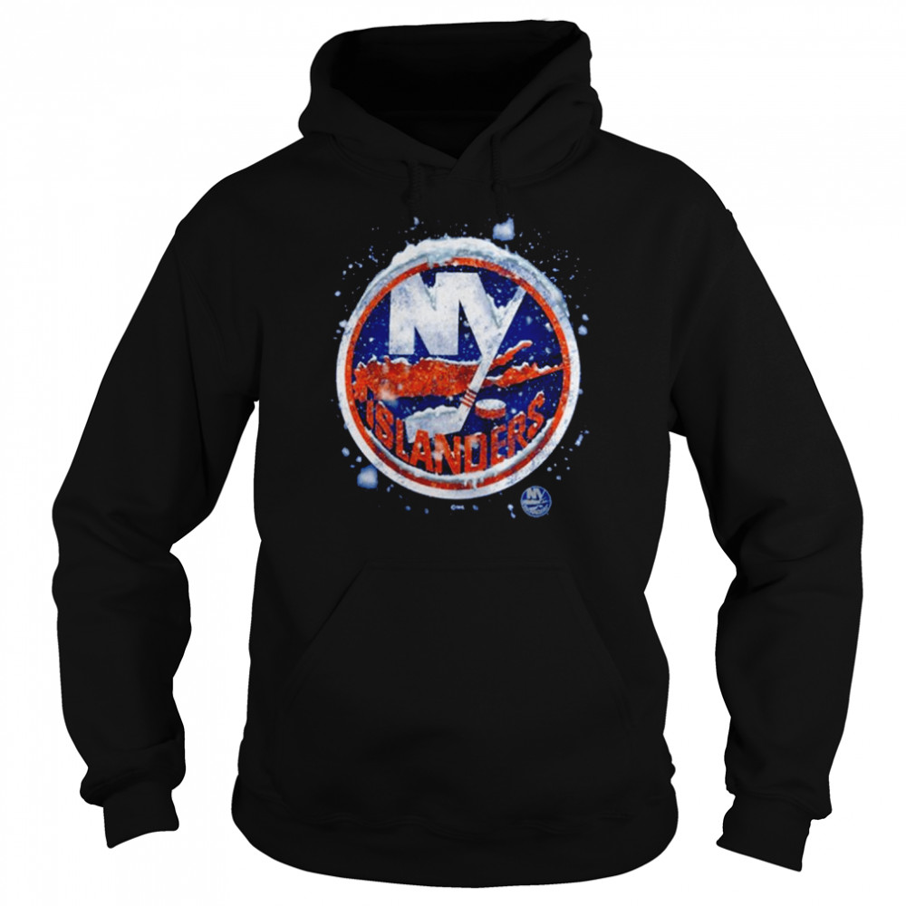 New York Islanders Snow Logo 2022  Unisex Hoodie