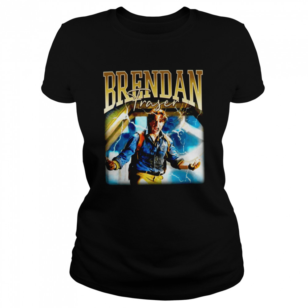 Retro Brendan Fraser The Legend Portrait shirt Classic Women's T-shirt