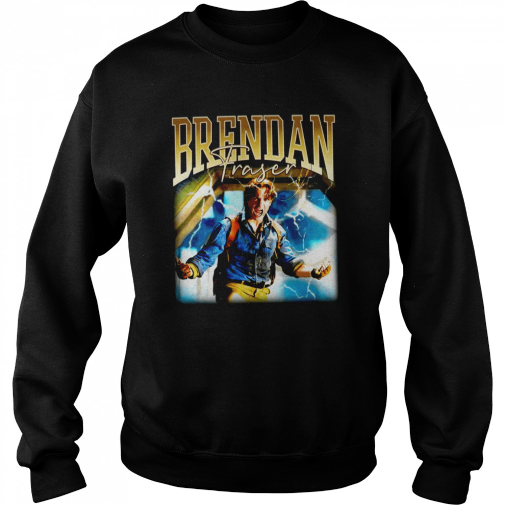 Retro Brendan Fraser The Legend Portrait shirt Unisex Sweatshirt