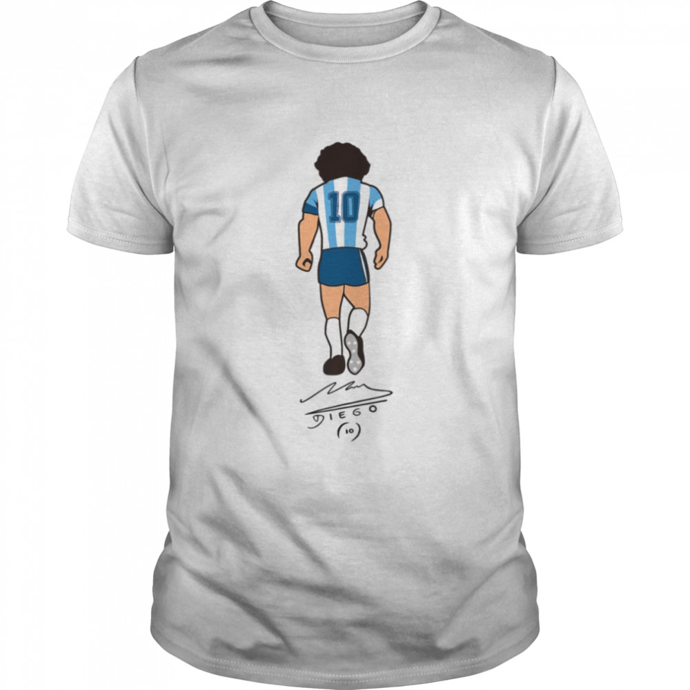Cute Cartoon Design D10s The Legends Diego Maradona shirt