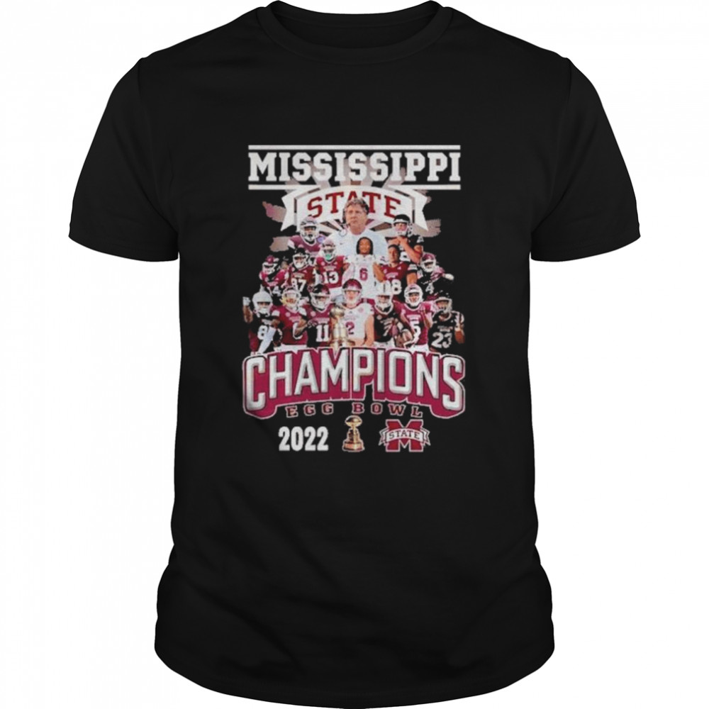 Mississippi State Bulldogs Champions Egg Bowl 2022 Shirt