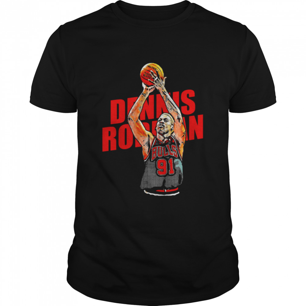 Nba Player Dennis Rodman Sport Basketball Scottie shirt Classic Men's T-shirt