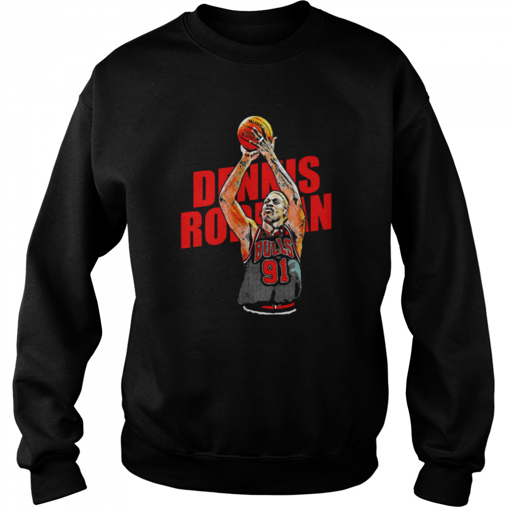 Nba Player Dennis Rodman Sport Basketball Scottie shirt Unisex Sweatshirt