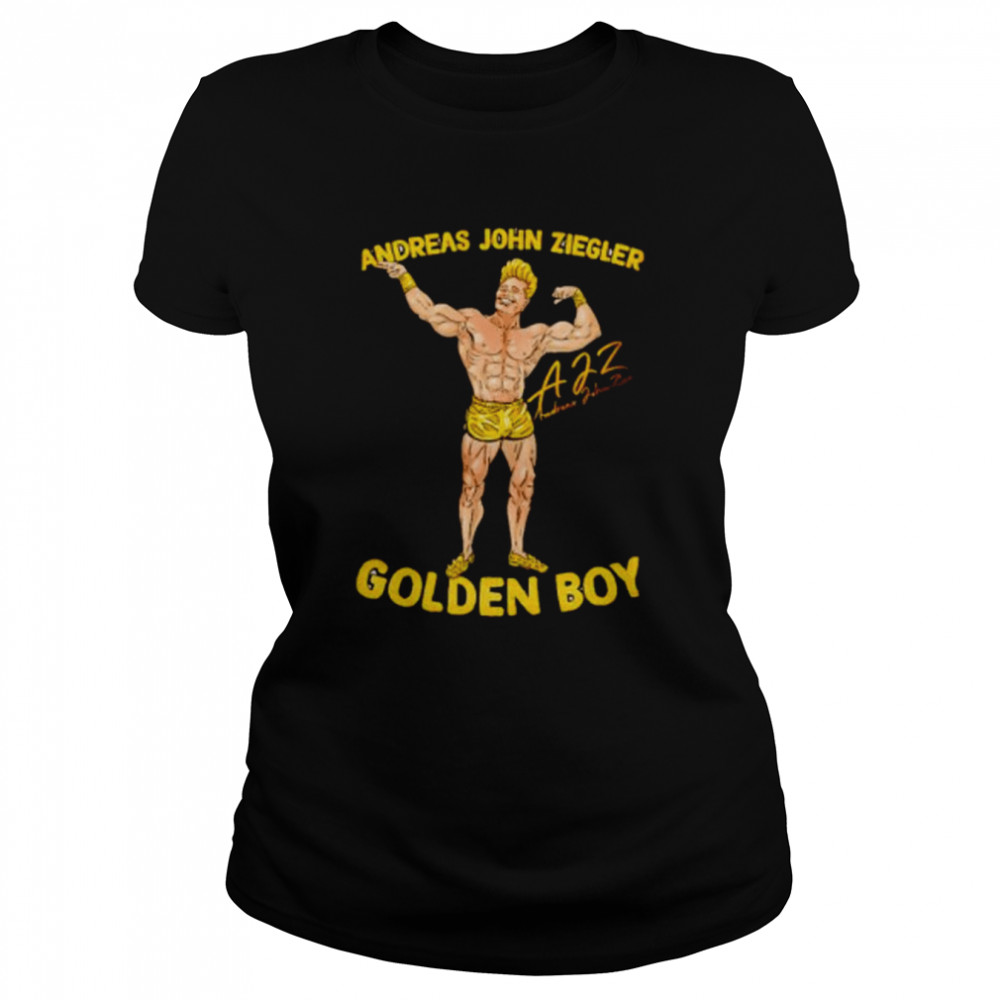 Nice andreas John Ziegler golden boy signature shirt Classic Women's T-shirt